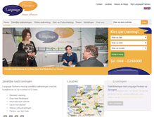 Tablet Screenshot of languagepartners.nl